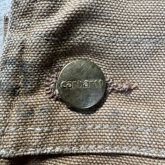 Carhartt Duck Bib Overalls Sz 32 x 30 - Picture 3 of 5